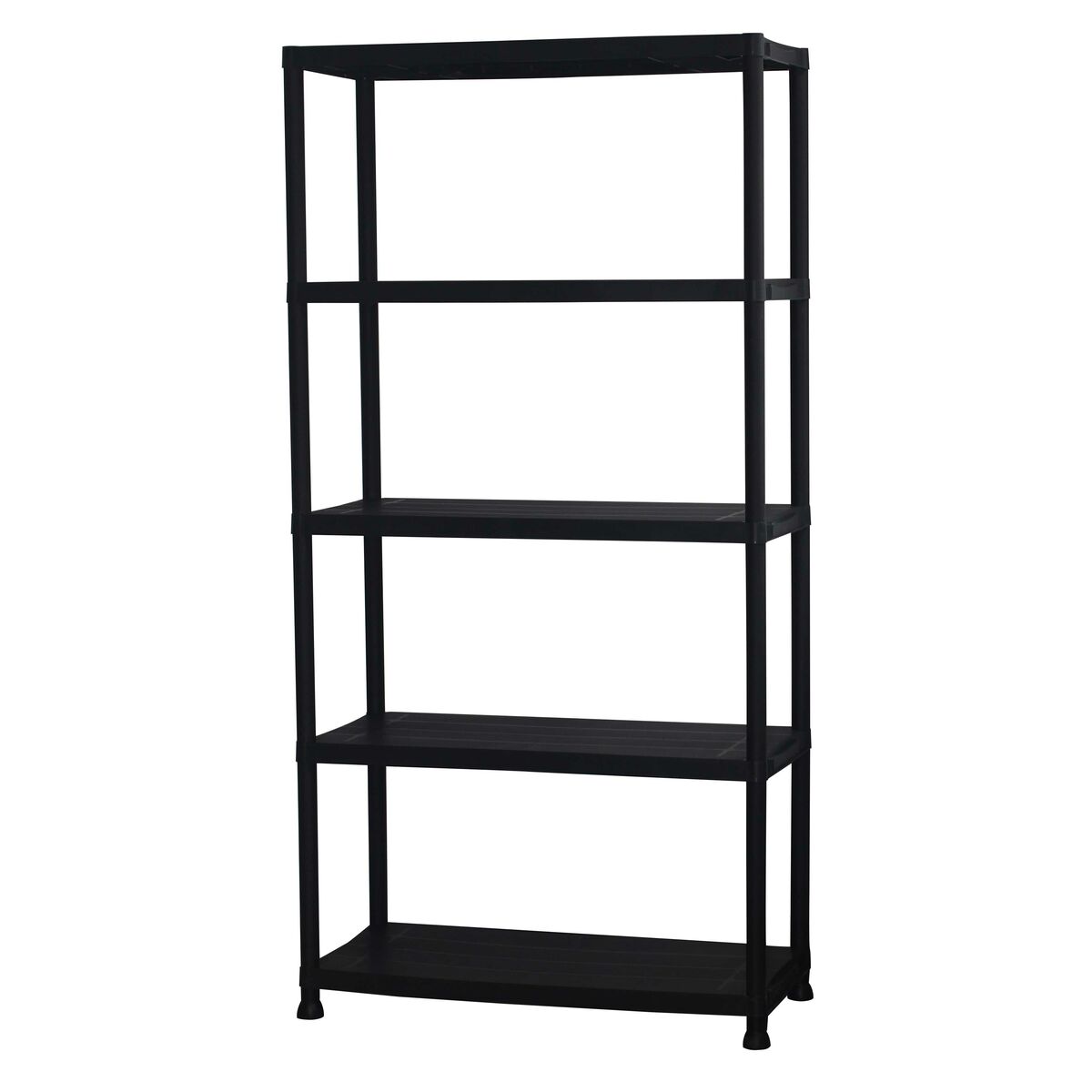 Marbueno Shelf 5 Shelves Black Plastic 90x40x180 cm Garden 10539
