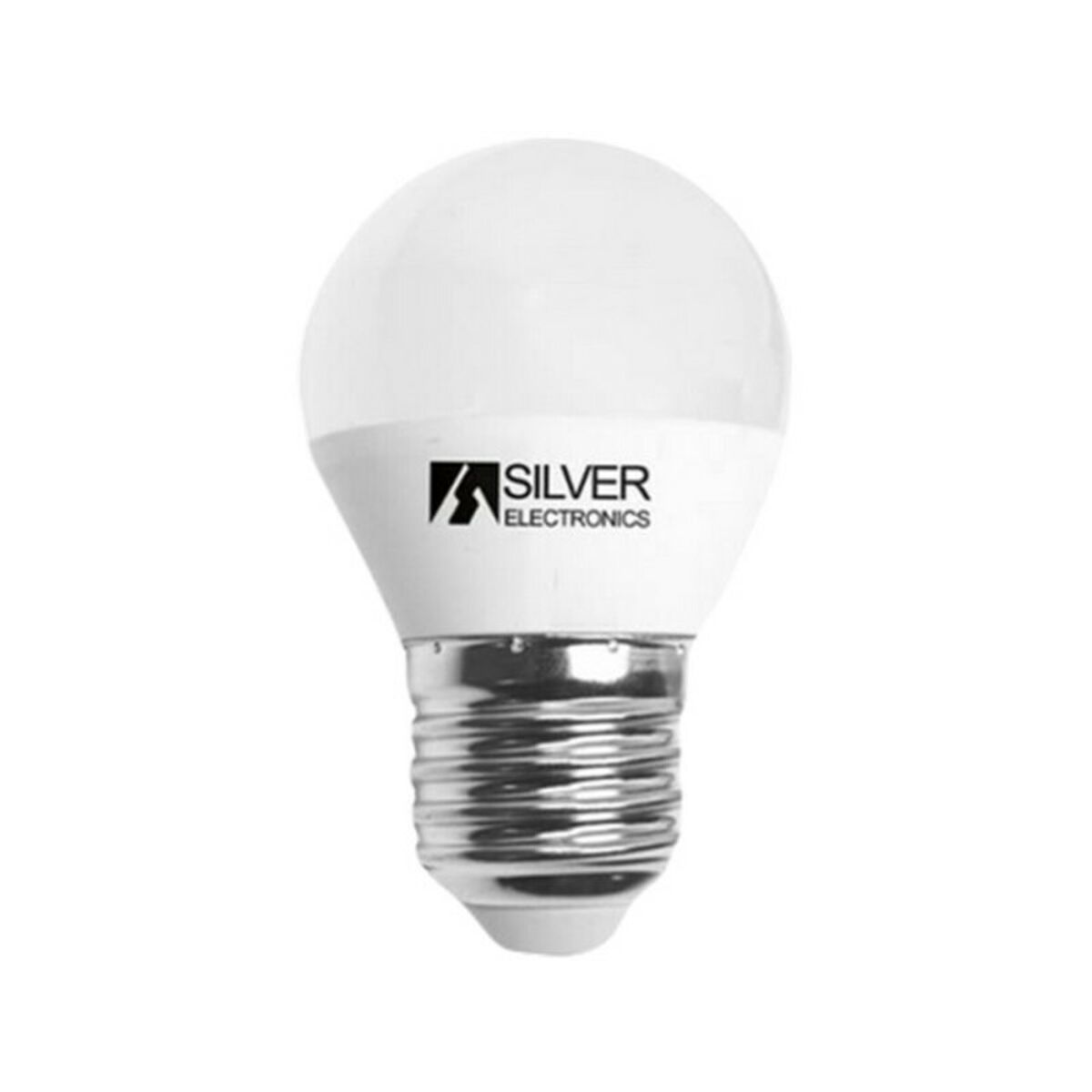 Spherical LED Light Bulb Silver Electronics 960727 E27 7W 5000K